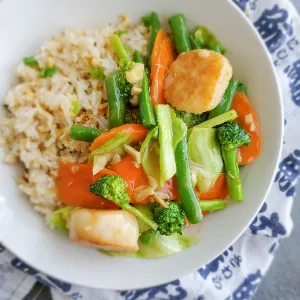 Vegetable Chopsuey Rice