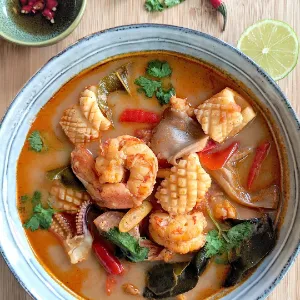 Seafood Tom yum Soup